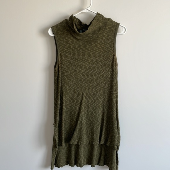 Anthropologie mock turtle neck tunic sweater - Picture 2 of 4